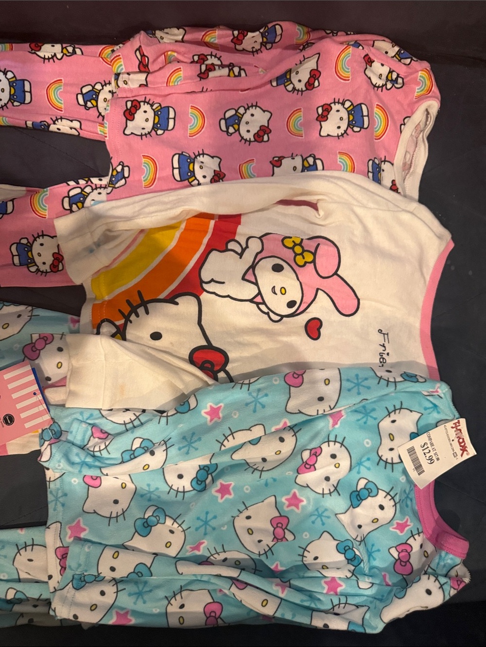Hello Kitty Kids Pajama Sets - 4T - 3 Pajamas Sets Included